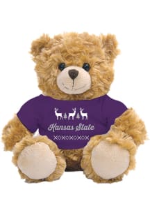 K-State Wildcats Jardine  Holiday 10" Holiday Plush - White