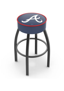 Atlanta Braves Swivel Pub Stool - Black