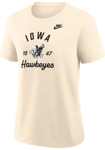 Nike Iowa Hawkeyes Womens Natural Legacy Primetime Short Sleeve T-Shirt