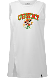 Levelwear USWNT Womens White Influx Sugar Skull Tank Top