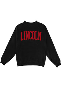 Blue 84 Lincoln Womens Black Lincoln Mock neck Crew Sweatshirt
