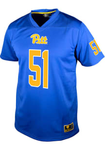 Drew Foster  Genuine Collective Pitt Panthers Blue Football NIL Football Jersey