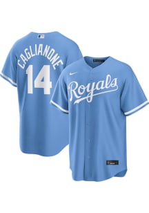 Jac Caglianone Kansas City Royals Mens Replica Alt Jersey - Light Blue