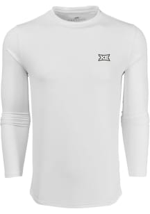 Greyson Big 12 Mens White Guide Big 12 Championship Long Sleeve Crew Sweatshrt