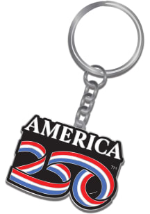 America 250 Logo Keychain - Red