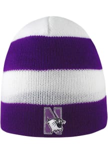 LogoFit Northwestern Wildcats White Columbia Mens Knit Hat