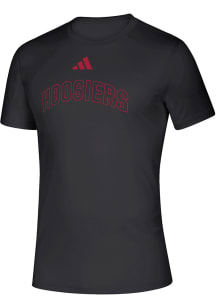 Adidas Indiana Hoosiers Black Heat Seal Creator Short Sleeve T Shirt