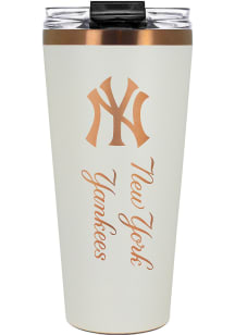 New York Yankees 32oz Big Slim Stainless Steel Tumbler - White