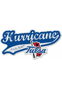 Tulsa Golden Hurricane Distressed Sport Shape Pennant - Blue