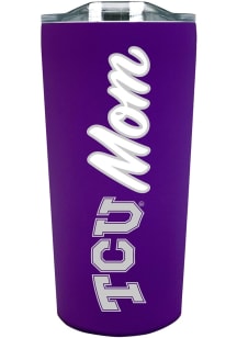 TCU Horned Frogs 18oz Soft Touch Mom Stainless Steel Tumbler - Purple