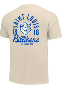 Saint Louis Billikens Ivory Mascot Overlay Short Sleeve T Shirt