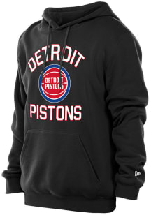 New Era Detroit Pistons Mens Black Heart and Soul Long Sleeve Hoodie