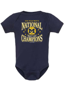 Summit Sportswear Michigan Wolverines Baby Navy Blue 2026 Men's Basketball National Champions Shor..