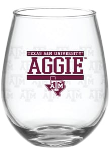 Texas A&M Aggies 15 oz Alumni Stemless Stemless Wine Glass - Maroon
