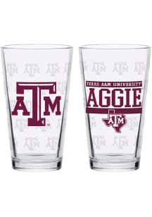 Texas A&M Aggies 16 oz Alumni Pint Pint Glass - Maroon