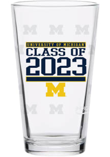 Michigan Wolverines 16 oz Class of 2023 Pint Glass - Blue