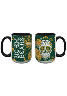 Baylor Bears 15 oz Dia Ceramic Mug - Green