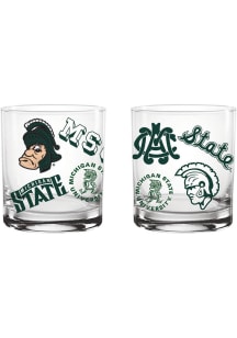 Michigan State Spartans 14 OZ VAULT MEDLEY Rock Glass - Red