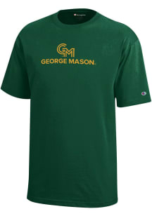 Champion George Mason University Youth Green Wordmark Core Short Sleeve T-Shirt