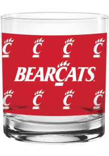 Cincinnati Bearcats 14oz KO Rock Glass - Red