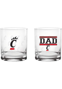 Cincinnati Bearcats 14oz Dad Rock Glass - Red
