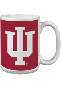 Indiana Hoosiers 15oz Logo Java Ceramic Mug - Red
