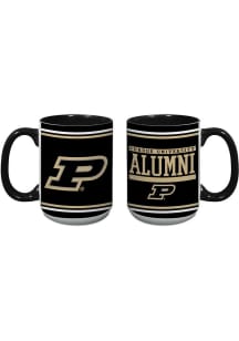 Purdue Boilermakers 15oz Alumni Java Ceramic Mug - Black