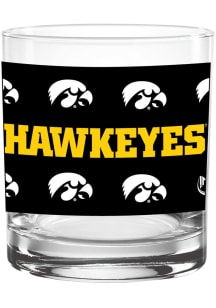 Iowa Hawkeyes 14oz KO Rock Glass - Black
