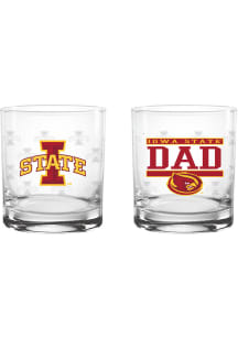 Iowa State Cyclones 14oz Dad Rock Glass - Red