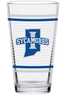 Indiana State Sycamores 16oz Ring Pint Glass - Red