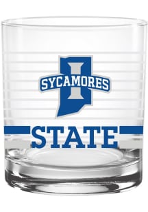 Indiana State Sycamores 14oz Ring Rock Glass - Red