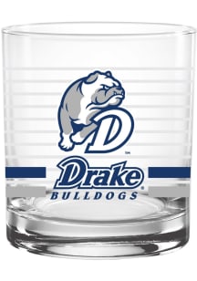 Drake Bulldogs 14oz Ring Rock Glass - Blue
