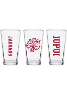 IUPUI Jaguars 16oz Core Pint Glass - Red