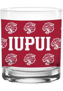 IUPUI Jaguars 14oz KO Rock Glass - Red