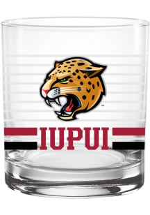 IUPUI Jaguars 14oz Ring Rock Glass - Red