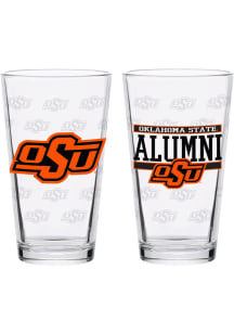 Oklahoma State Cowboys 16oz Alumni Pint Glass - Orange