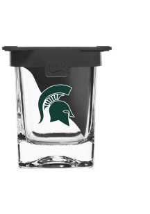 Michigan State Spartans Ice Wedge Rock Glass - Green