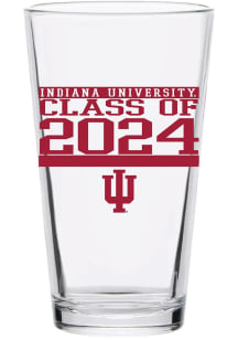Indiana Hoosiers 16 oz Class of 2024 Pint Glass - White