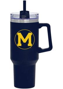 Michigan Wolverines 40oz Vintage Rocky Stainless Steel Tumbler - Blue