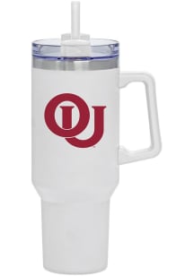 Oklahoma Sooners 40oz Vintage Rocky Stainless Steel Tumbler - Crimson