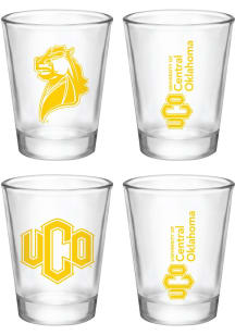 Central Oklahoma Bronchos 2oz Core Logo Shot Glass