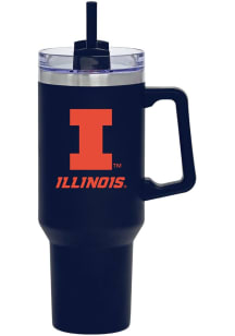 Illinois Fighting Illini 40oz Rocky Stainless Steel Tumbler - Orange