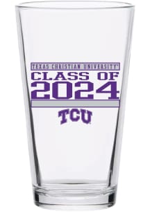 TCU Horned Frogs 16 oz Class of 2024 Pint Glass - White