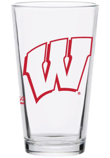 Wisconsin Badgers 16oz Core Pint Glass - Red