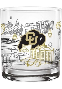 Colorado Buffaloes 14oz Campus Rock Glass - Black
