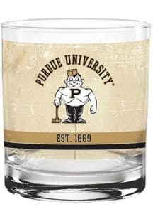 Purdue Boilermakers 14oz Tan Retro Rock Glass - Tan