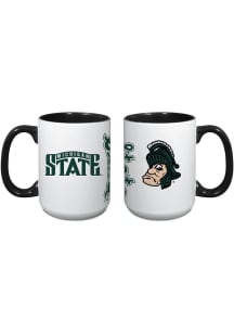 Michigan State Spartans 15oz Vintage Core Ceramic Mug - Green