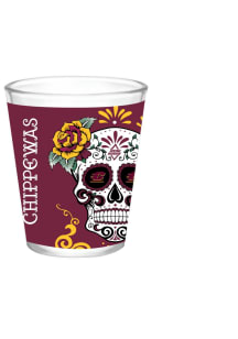 Central Michigan Chippewas 2oz Dia Shot Glass
