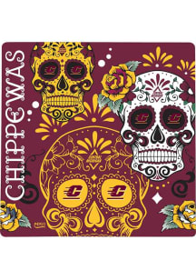 Central Michigan Chippewas Dia Square Coaster - Maroon