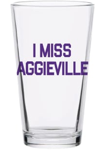 Aggieville 16oz Pint Glass - Purple